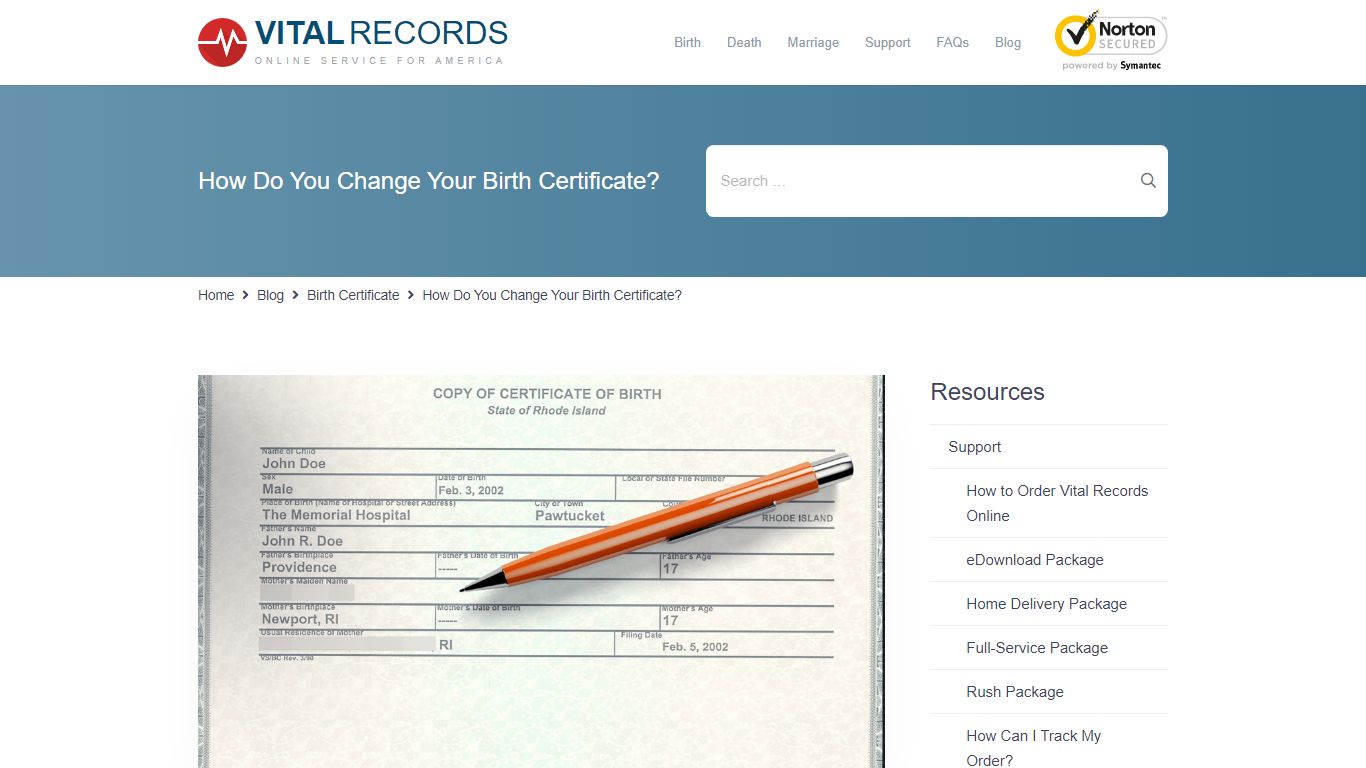 How Do You Change Your Birth Certificate? - Vital Records Online